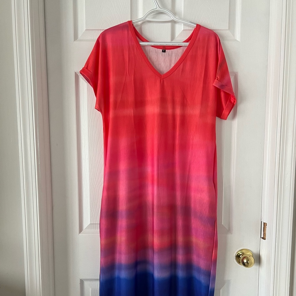 Maxi dress with nice bright colors